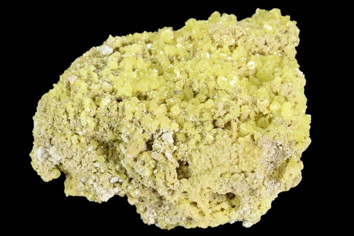 Sulfur Crystal Cluster on Matrix - Nevada #129745